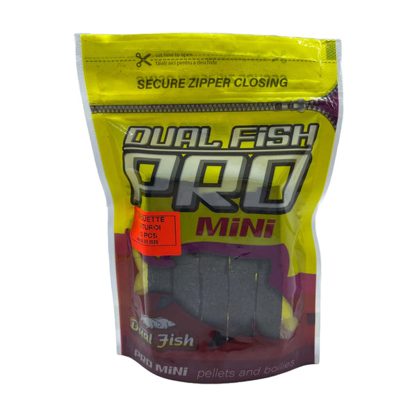 Momeala pentru pescuit briquet srot floarea soarelui, dreptunghiulara, aroma de USTUROI, 10 bucati /pachet